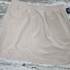 Beige Izod  Skort  with Pockets